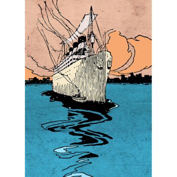 FOTOTAPET KOMAR LA NAVE