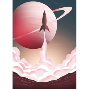 FOTOTAPET KOMAR UTFORSKA UNIVERSUM