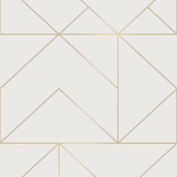 TAPET SUPERFRESCO EASY GEO VIT GULD 111533