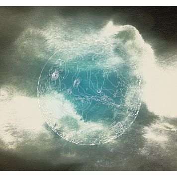 FOTOTAPET KOMAR SURREALISTISK PLANET