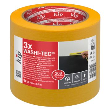 MASKERINGSTEJP KIP PREMIUM PLUS 30MMX50M 3-PACK