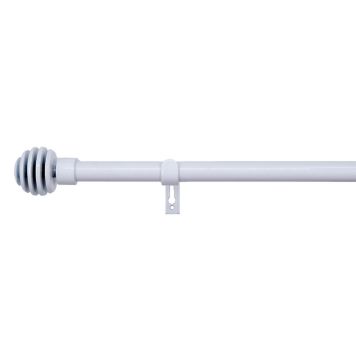 GARDINSTÅNG KIRSCH AURA SET 160-300CM VIT