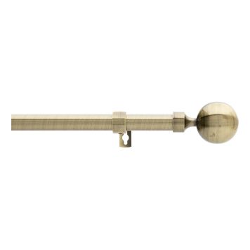 GARDINSTÅNG KIRSCH STOCKHOLM SET 160-300CM ANTIKMÄSSING