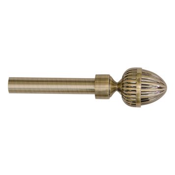 GARDINSTÅNG DB DALLAS 160-300CM ANTIKMÄSSING