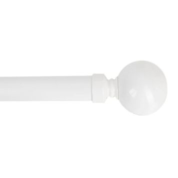 GARDINSTÅNGSET HASTA COMET 130-240CM VIT 