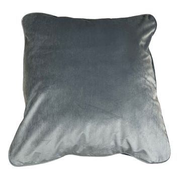 KUDDFODRAL SAMMET 50X50CM BLÅ