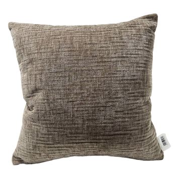 KUDDFODRAL MÖNSTER 50X50CM BRUN 