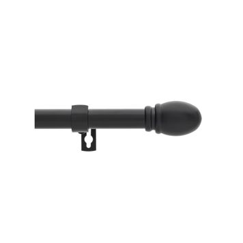 GARDINSTÅNG KIRSCH HAVANA SET 90-160CM SVART