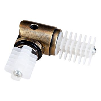 HÖRNBÖJ HASTA 16/19MM ANTIKMÄSSING