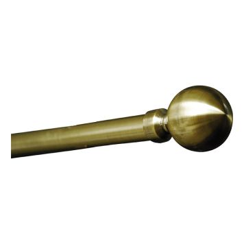 GARDINSTÅNG DB MIAMI 130-240CM ANTIKMÄSSING
