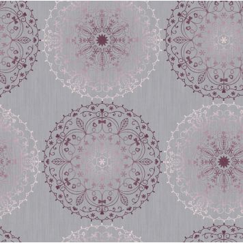 VAXDUK D-C-FIX MONTE CARLO CHARLENE GRÅ PRIS PER METER