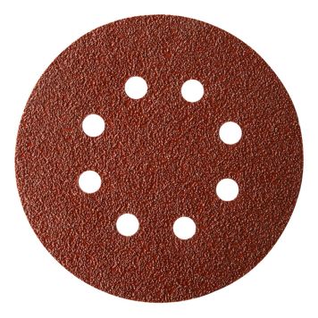 SLIPRONDELL MIRKA GRIP 8H P80 125MM RÖD 5-PACK