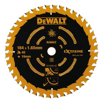 SÅGKLINGA DEWALT DT10303-QZ EXTREME 184X16MM 40T