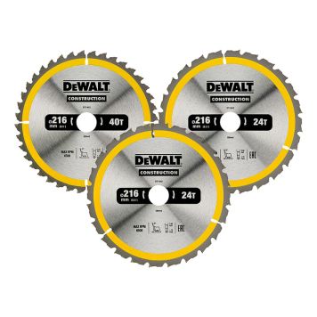 SÅGKLINGA DEWALT DT1962-QZ CONSTRUCTION 216X30MM 3ST