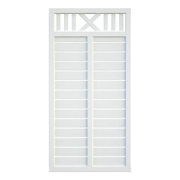 VINDSKYDD PALMAKO HELIS 90X180CM VITMÅLAD 