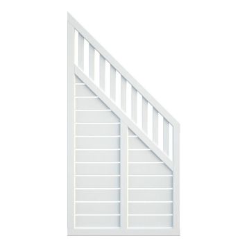 VINDSKYDD PALMAKO HELIS 90X180/90CM VITMÅLAD 