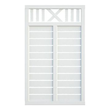 VINDSKYDD PALMAKO HELIS 90X150CM VITMÅLAD 