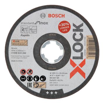 KAPSKIVA BOSCH X-LOCK STDI 125X22,2X1,0MM