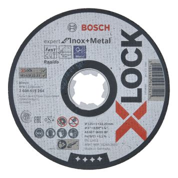 KAPSKIVA BOSCH X-LOCK EFMI 125X22,2X1,0MM