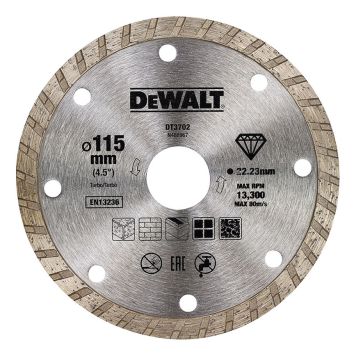 DIAMANTKAPSKIVA DEWALT DT3702-QZ TURBO 115MM