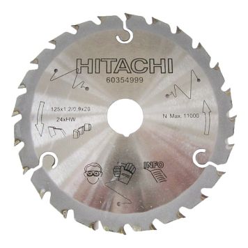 SÅGKLINGA HIKOKI 125X1,2MM 24T 