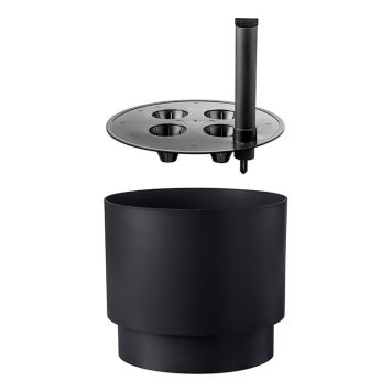 INOMHUSKRUKA ORTHEX PAULINA RECYCLED SVART Ø40CM