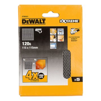 SLIPNÄT DEWALT DTM3023-QZ 1/4 K120 115MM 5ST