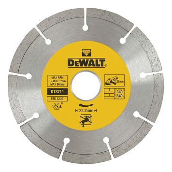 DIAMANTKAPSKIVA DEWALT DT3711-QZ SEGMENTERAD 125MM
