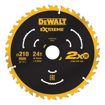 SÅGKLINGA DEWALT DT20432-QZ EXTREME 210X30MM 24T
