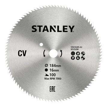 SÅGKLINGA STANLEY 184X16MM 100T