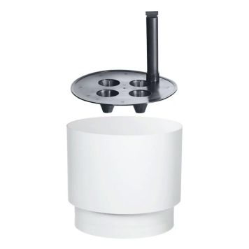 PLASTKRUKA ORTHEX PAULINA RECYCLED Ø40CM VIT