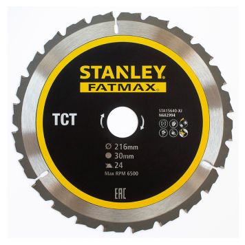 SÅGKLINGA STANLEY FATMAX STA15640 216X30MM 24T