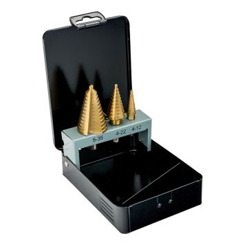 BORRSATS BAHCO TITAN STEG 4-35MM 3-PACK 