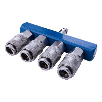 TRYCKLUFTSFÖRDELARE SCHEPPACH 4-VÄGS