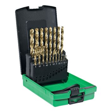 BORRSATS HIKOKI METALL 1-10MM 19 DELAR 