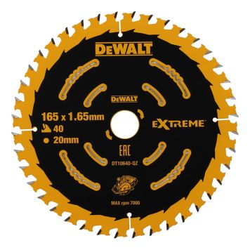 TRIMSÅGKLINGA DEWALT DT10640 EXTREME 165X20MM 40T