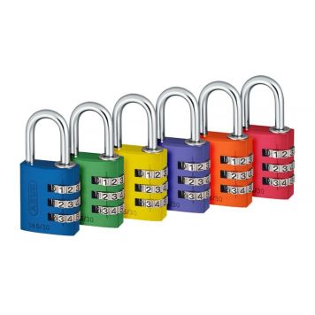 HÄNGLÅS ABUS FLERFÄRGAD 