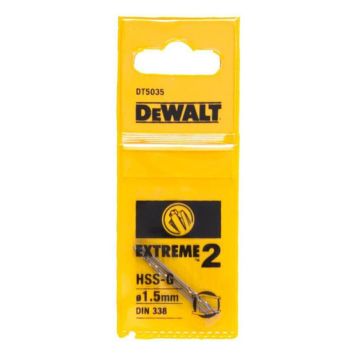 METALLBORR DEWALT EXTREME 2 HSS-G 1,5X40MM 2ST