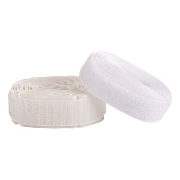 KARDBORREBAND SUKI FÖR SÖMNAD 20MMX100CM VIT