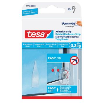 POWERSTRIPS TESA REFILL DUBBELHÄFTANDE 16-PACK  