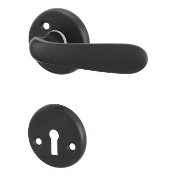 INNERDÖRRHANDTAG MILLERS 25050 EP SVART 102MM