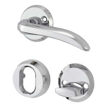 YTTERDÖRRHANDTAG MILLERS BOHLINDER KROM 108MM MED BESLAG