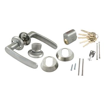 BEHÖRSSATS MILLERS FAGER OVAL CYLINDER MATT KROM 