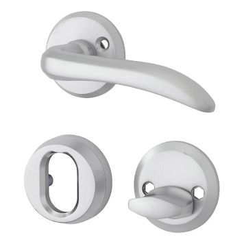 YTTERDÖRRHANDTAG MILLERS BOHLINDER BORSTAD 108MM MED BESLAG