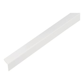 VINKELPROFIL GAH ALBERTS SJÄLVHÄFTANDE PVC 20X20X2600MM VIT
