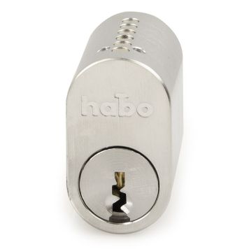 LÅSCYLINDER HABO 601 6-STIFT KROM