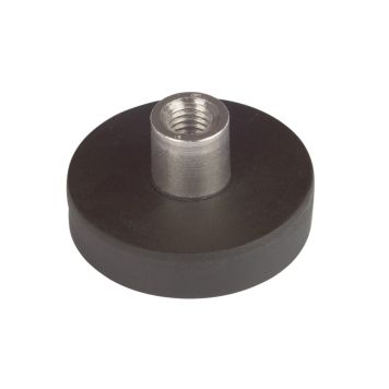 MAGNET FIX-O-MOLL NEODYM GUMMI MED GÄNGA Ø25MM