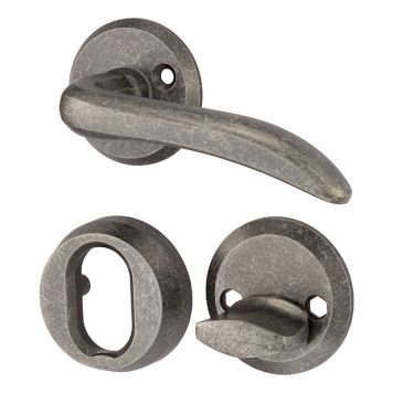 YTTERDÖRRHANDTAG MILLERS BOHLINDER ANTIK 108MM MED BESLAG