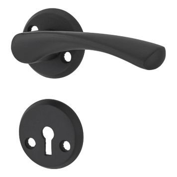 INNERDÖRRHANDTAG MILLERS NORLIN SVART 120MM