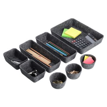 FÖRVARINGSLÅDOR ZELLER ORGANIZER SET 8-PACK